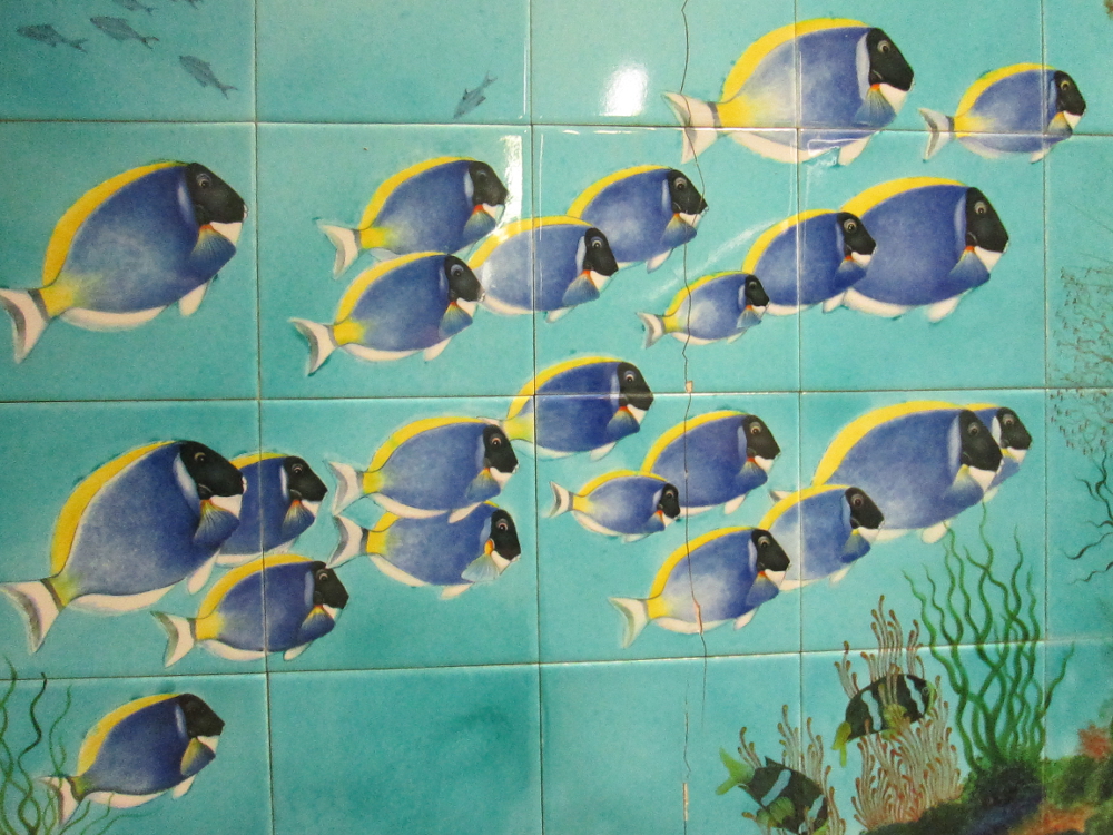 Fish Mural Tiles - Kabataş Fünicülar Durağı (9)